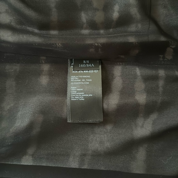 All Saints Kimodo in Black and Blush - Picture 10 of 10